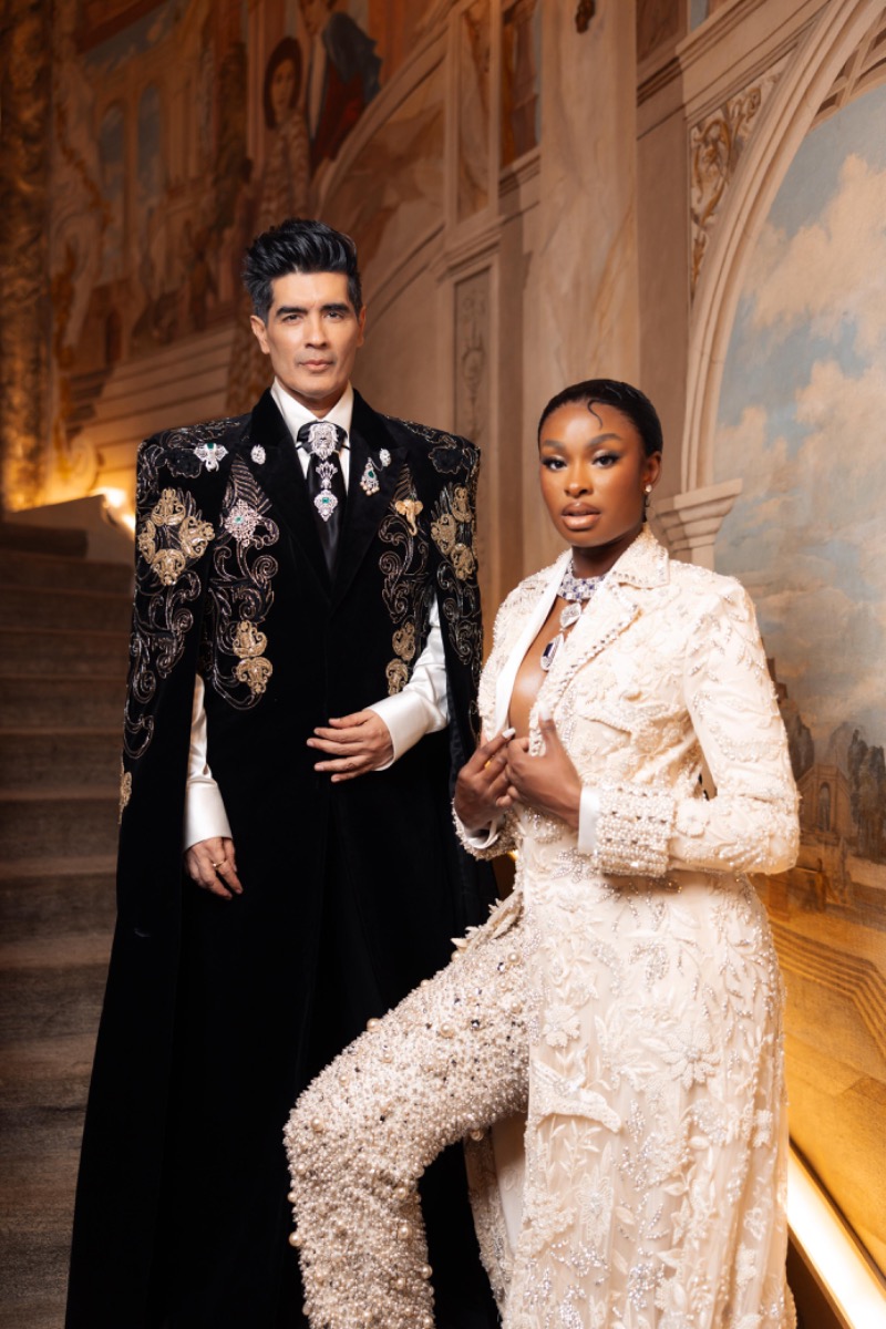 Manish Malhotra Style- at the Met Gala with Coco Jones